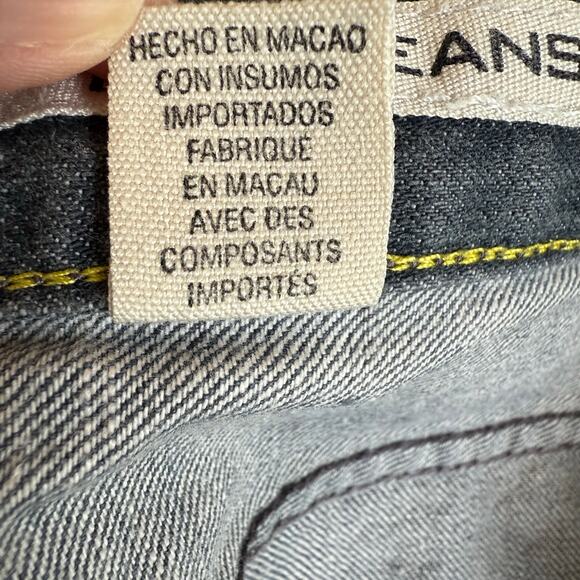 DKNY Gray Performance Denim Jeans Mens 33x32 Faded Everyday Casual Classic 52002 - Picture 14 of 15